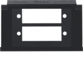 Монтажная плата для 2 x LWL-соединителей Duplex SC, цвет: черный 111221