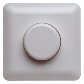 Панель с регулирующей кнопкой для поворотных диммеров, Modul 2, цвет: полярная белизна, глянцевый 113009