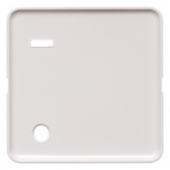 Центральная панель для кнопки c шнурковым приводом с линзой, Modul 2, цвет: полярная белизна, глянцевый 123349