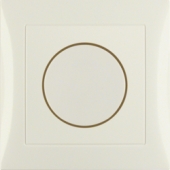 Поворотный диммер с накладкой и регулирующей кнопкой, S.1, цвет: белый, глянцевый 28198982