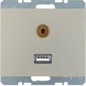 BMO USB/3.5mm AUDIO, K.5, цвет: стальной лак 3315397004