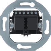 Розетка TAE 6F+N цвет: черный 448705