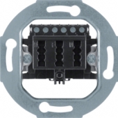 Розетка TAE 3 x 6NFN цвет: черный 450005