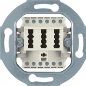 Розетка TAE 2 x 6/6NFF цвет: белый 454402