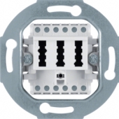 Розетка TAE 2 x 6/6NFF цвет: полярная белизна 454409