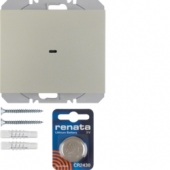 Berker.Net - Настенный передатчик, KNX-Радио, 1-канальный, плоский quicklink, K.5, цвет: нержавеющая сталь 85655273