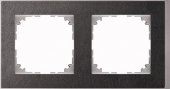 M-Pure D?cor 2-постовая рамка, сланец/цвет алюминия MTN4020-3669