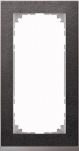 M-Pure D?cor 2-постовая рамка без перегородки, венге/цвет алюминия MTN4025-3671