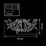 Потолочная люстра Lightstar Turbio 754068
