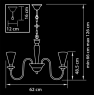 Подвесная люстра Lightstar Torcia 780060