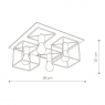 Потолочная люстра Nowodvorski Coba 9044