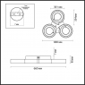 Потолочная светодиодная люстра Lumion Dilip 3646/60CL