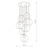 Подвесная люстра Nowodvorski Vetro 9131
