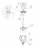 Подвесной светильник Odeon Light Nargiz 2684/1