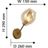 Бра Favourite Traube 2360-1W