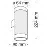 Бра Maytoni Dafne C027WL-L10W