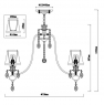 Подвесная люстра Rivoli Duchessa 2015-207 Б0038416